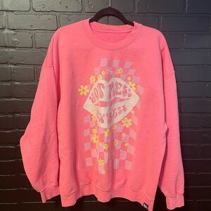 “Hot Mess Express” Krista Horton/Slyfox Threads pink sweatshirt